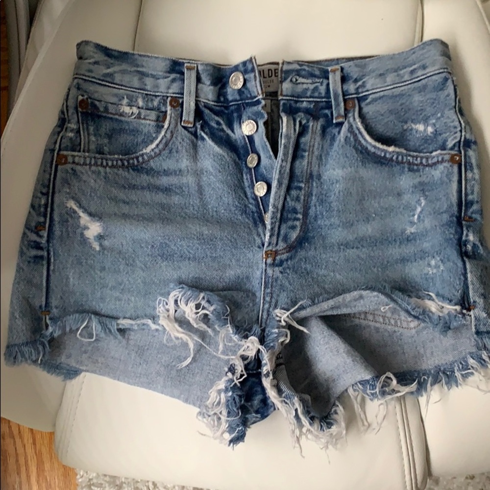 AGolde denim shorts Size 24